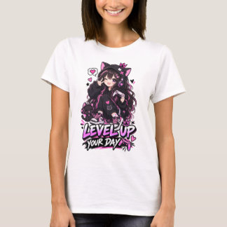 Söt Anime-Spelare T Shirt