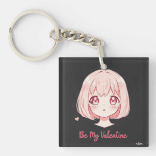 Söt Anime Tjej - Var Min Alla Hjärtans Dag T-Shirt