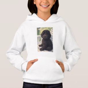 Söt Anime-Valp-Hoodie för Flickor T Shirt