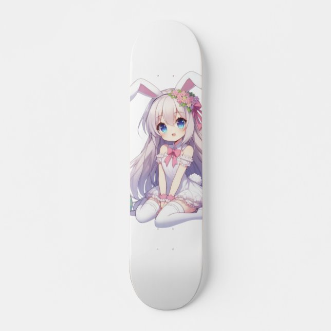 Söt, animerad Påsk Mini Skateboard Bräda 18,5 Cm (Framsida)