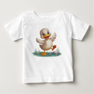 Söt anka för småbarns t-shirt