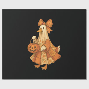 Söt anka lapptäcke Halloween-fest Presentpapper