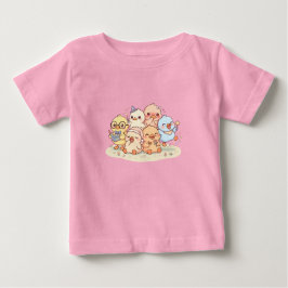 Söt anka vänner barn t-shirt