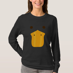 Söt ankansikte familjematchande gruppank trupp Y T Shirt