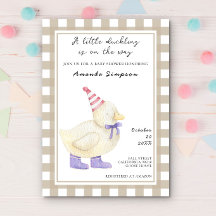 Söt ankbabyshower