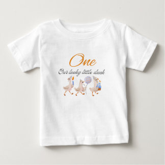 Söt ankdags-T-shirt för bebispojke eller -flicka T Shirt
