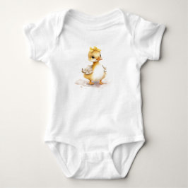 Söt ankunge söt gårdsdjur baby body t shirt