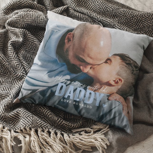 Söt anpassad foto present till Pappa Kudde (Skapare uppladdad)