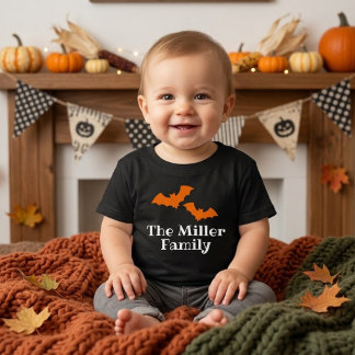 Söt anpassad Halloween för familjen T Shirt