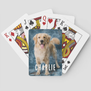 Söt Anpassad Husdjur Labrador Retriever Djur Casinokort