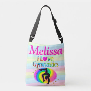 SÖT ANPASSAD I KÄRLEK GYMNASTICS TOTE BODY BAG AXELVÄSKA