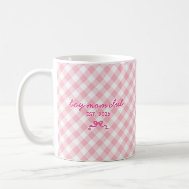 Söt anpassad namnslinga mönster kaffemugg (Vänster)
