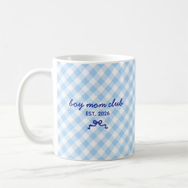 Söt anpassad namnslinga mönster kaffemugg (Vänster)