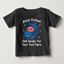 Söt Anpassningsbar “Hjärnan Redo” för Skolan T Shirt