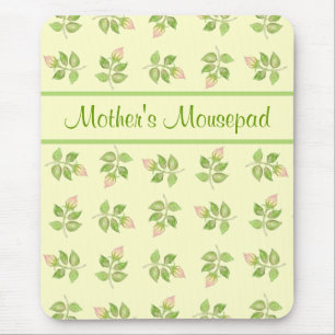 Söt Anpassningsbar Mousepad, nostalgiska Rosenknop Musmatta