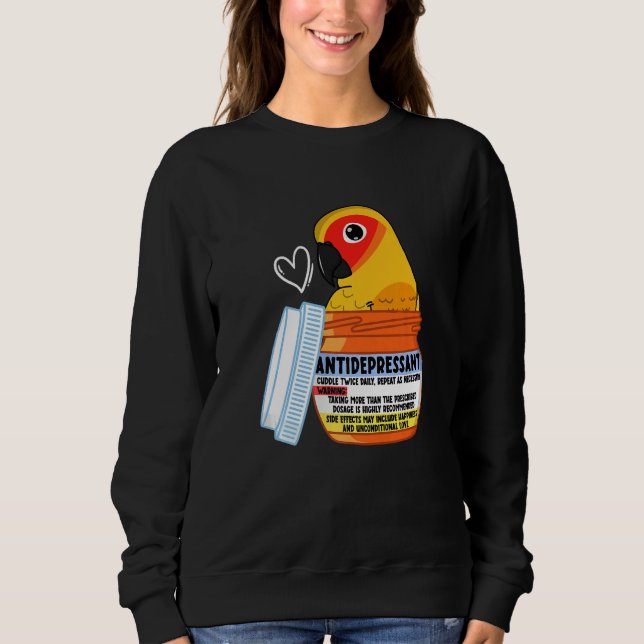 Söt antidepressiv parakit I Solconure T Shirt (Framsida)