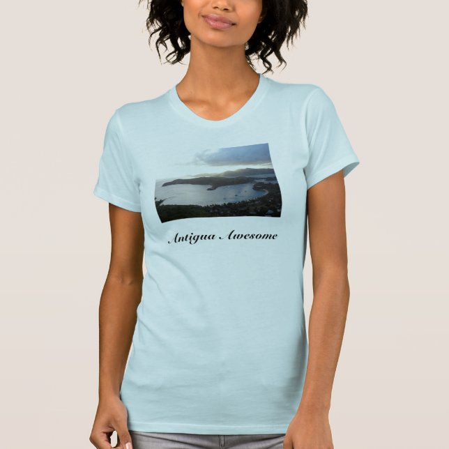 Söt Antigua Island/ Quote Women's T-shirt (Framsida)