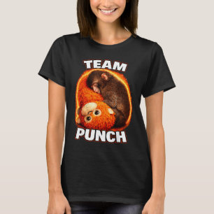 Söt apa slår bebis grafik team slår stor t shirt