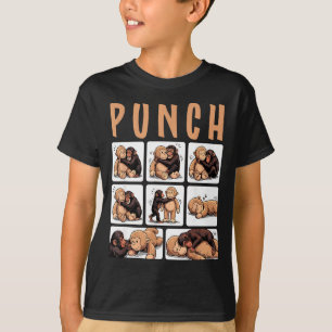 Söt apa stansar t shirt