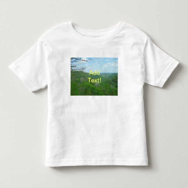 Söt Appalachian Overlook T-shirt (Framsida)