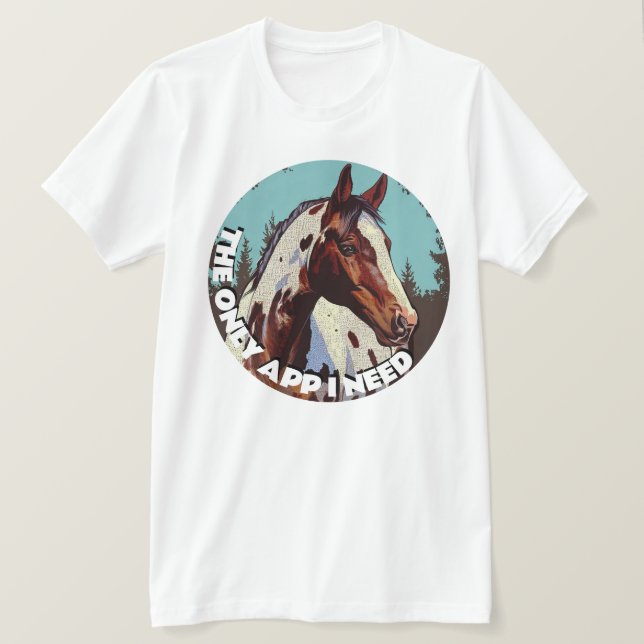 Söt Appaloosa T Shirt (Design framsida)