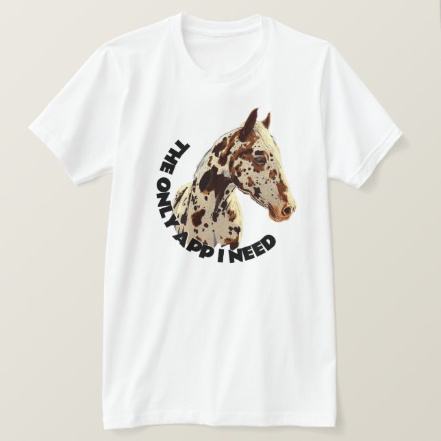 Söt Appaloosa T Shirt (Design framsida)