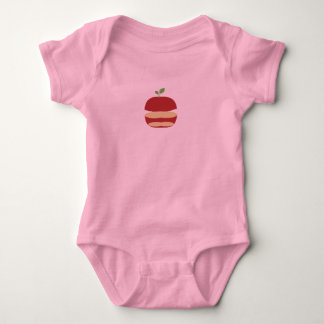 Söt äpple,flicka t shirt
