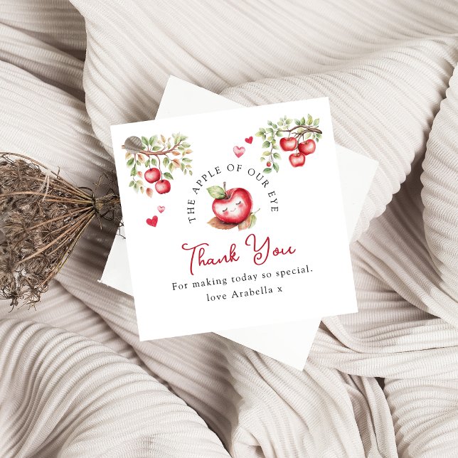 Söt äpple från vår Öga-babyskor Gåvor Etiketter (Skapare uppladdad)