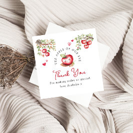 Söt Äpple I Vårt Öga Baby Shower Gåvor Etiketter