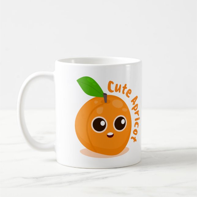 Söt aprikos  kaffemugg (Vänster)