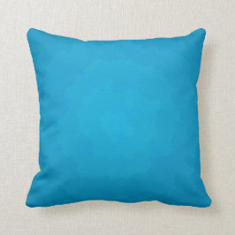 Söt Aqua/Blue Plain > Patterned Square Pillow Kudde