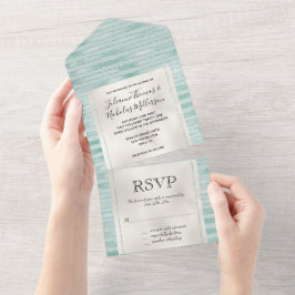 Söt Aqua Mint Glitzy Glitter Rand