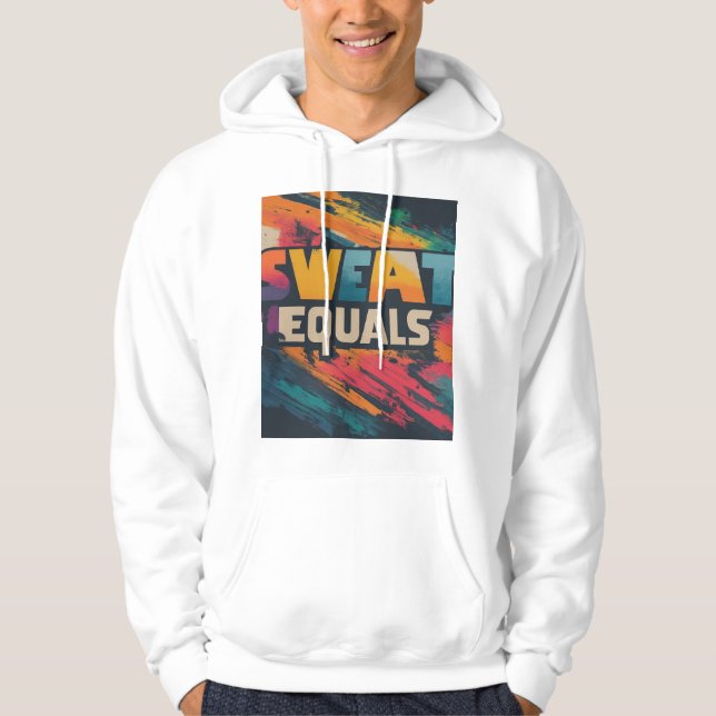 Söt är lika med framgång hoodie (Framsida)