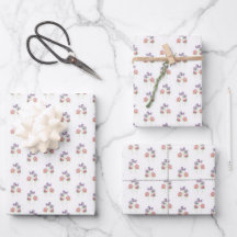 Söt ärta Blommigt Vattenfärgsvällning Papper