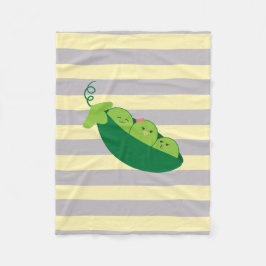 Söt ärta fleecefilt