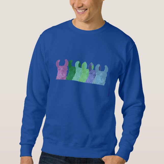 Söt ärta för Llama: Den kloka Matriarchllamaen Sweatshirt (Framsida)