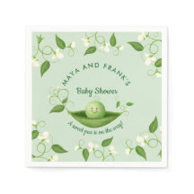 Söt ärta i en Pod Babyskåda