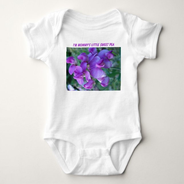 Söt ärta, I-förmiddagmommys lite söta ärta Tee Shirt (Framsida)