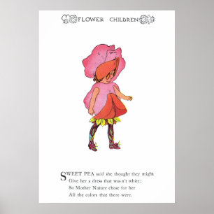 Söt ärta poster