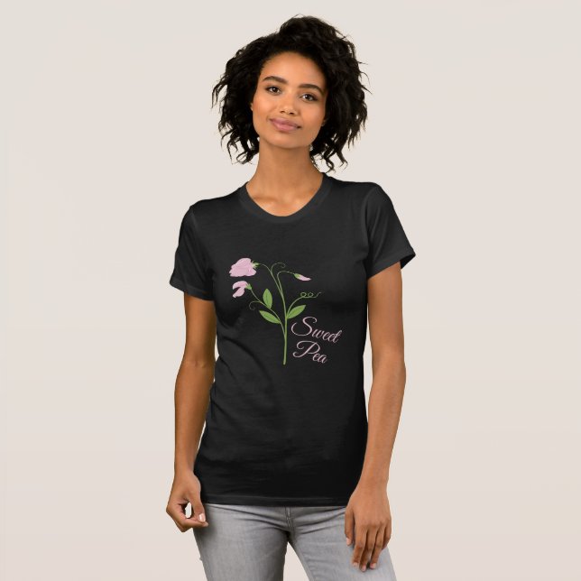 Söt ärta t-shirt (Hel framsida)