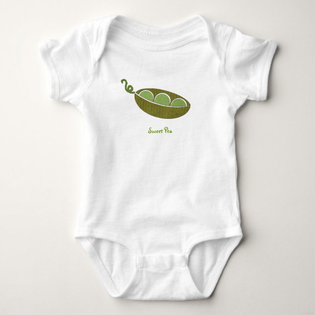 Söt ärta t-shirt (Framsida)