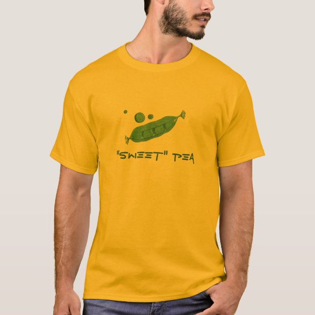 "Söt" ärta Tee Shirt (Framsida)