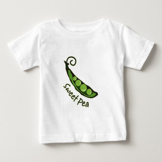 Söt ärta tee shirt (Framsida)