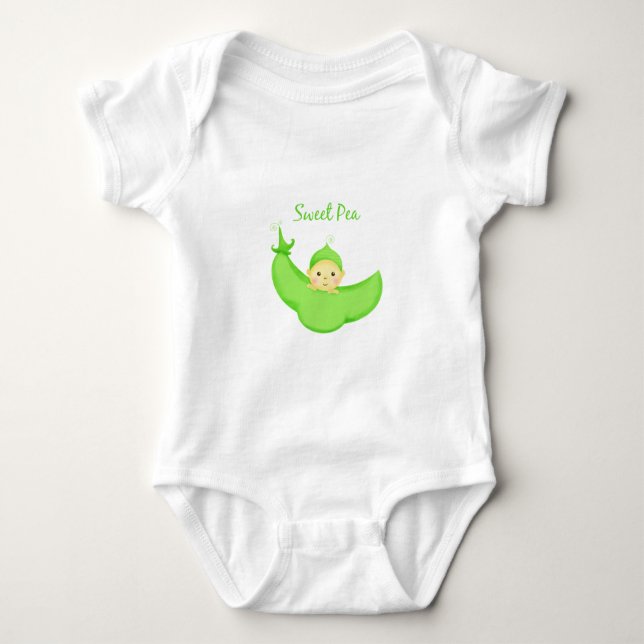 Söt ärtababy t-shirt (Framsida)