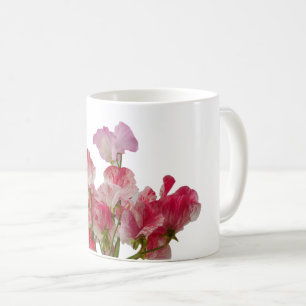 Söt ärtablommamugg kaffemugg