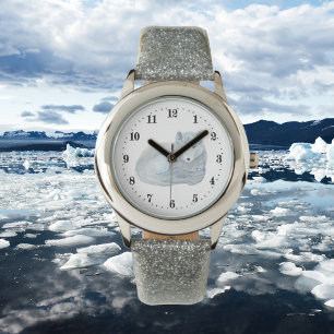 Söt Artic Fox älskare Watch Armbandsur