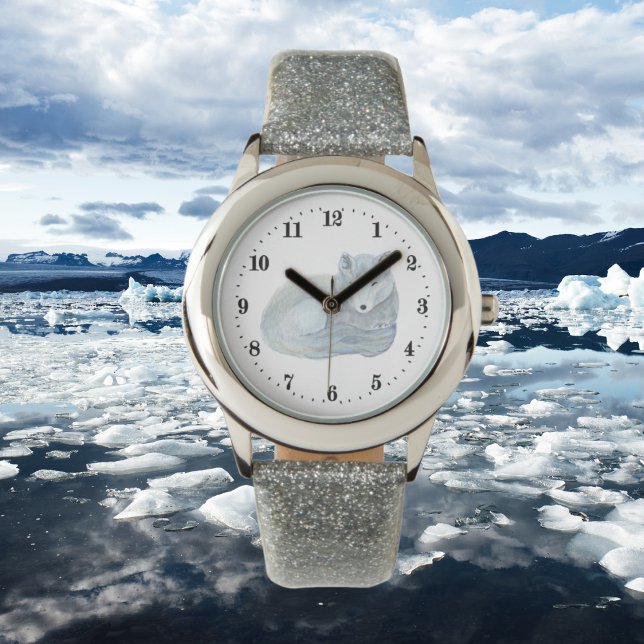 Söt Artic Fox älskare Watch Armbandsur (Skapare uppladdad)