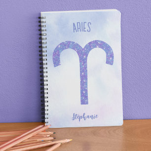 Söt Astrology Personlig Lila för Anteckningsbok