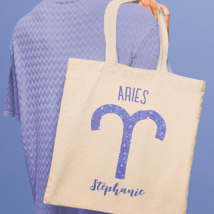 Söt Astrology SigLila Personlig Tygkasse
