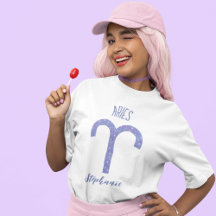 Söt Astrology Signal Anpassningsbar Lila Birthday